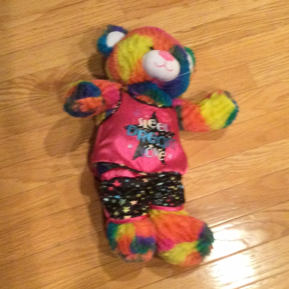 Rainbow Stuffed Animal Bear